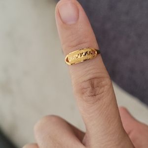 21k Gold Ring ,size 6